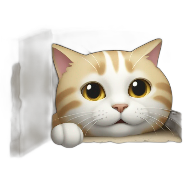 Un chat dans une tombe emoji