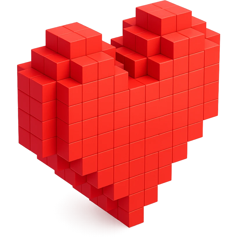 Heart red emoji