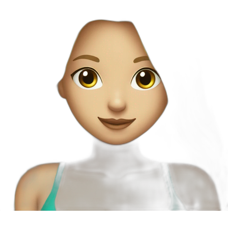 hot catgirl blonde swim suit emoji