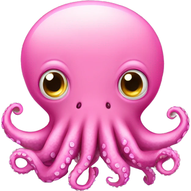 Pink octopus emoji