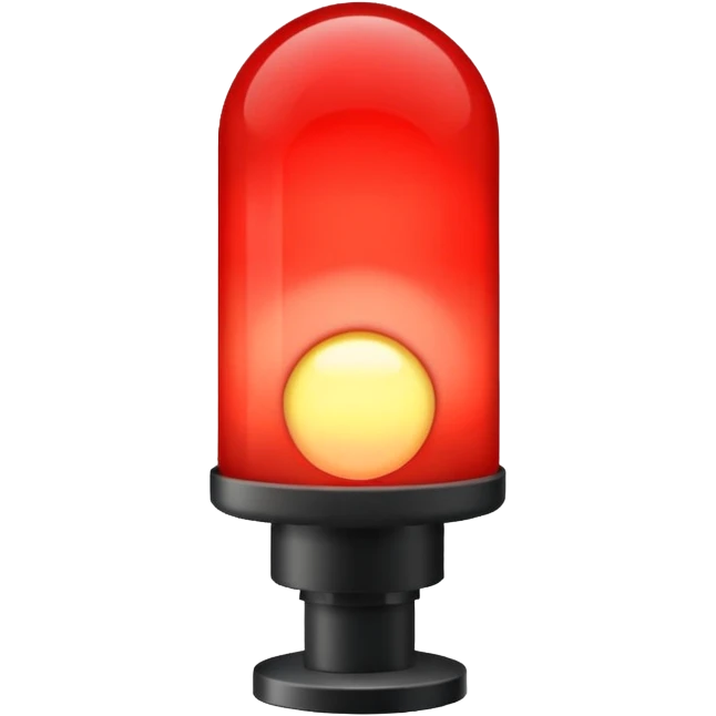 Red light therapy emoji