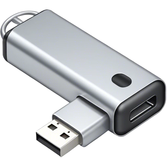 Successful download of the update from USB emoji