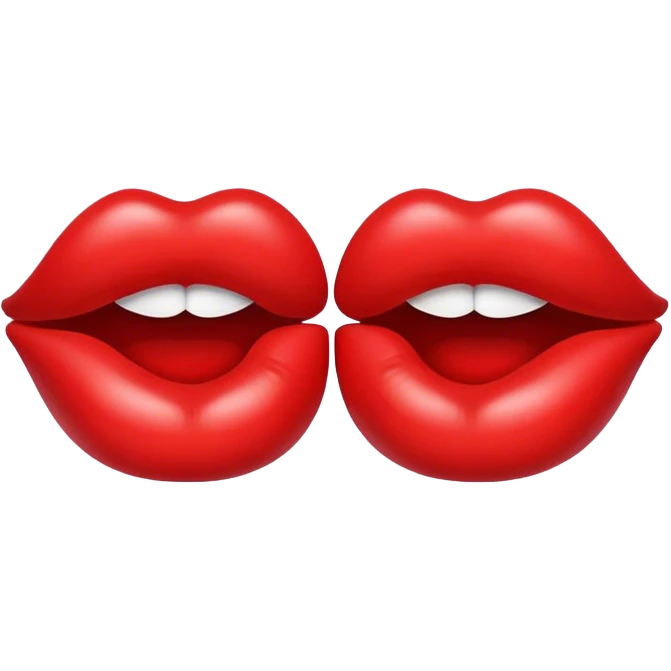 Big jucy lips emoji