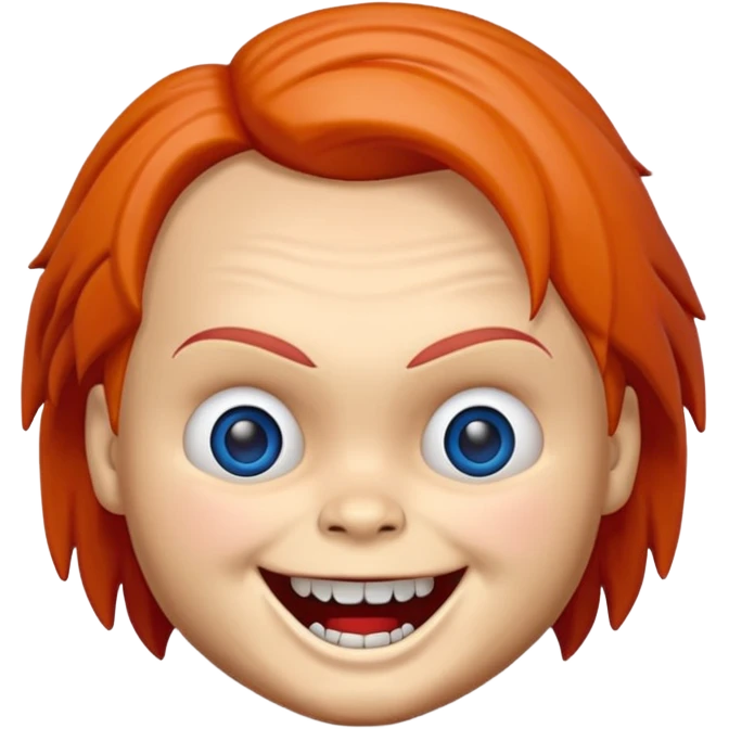 Un emojin de chuky emoji