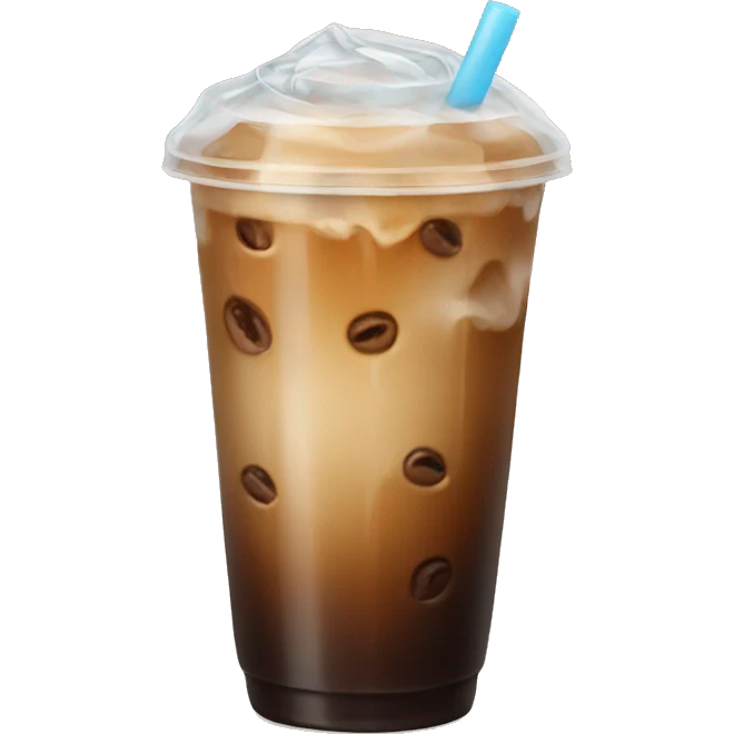 Iced coffee emoji