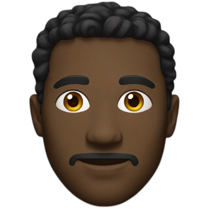 Black man elon mask emoji