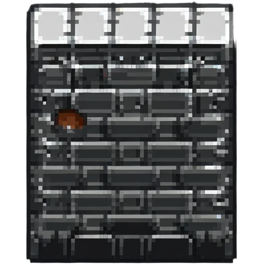 brick icon in pixel art style emoji