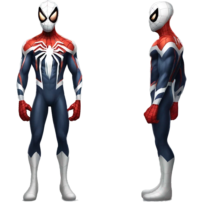 spiderman with anti venom suit emoji