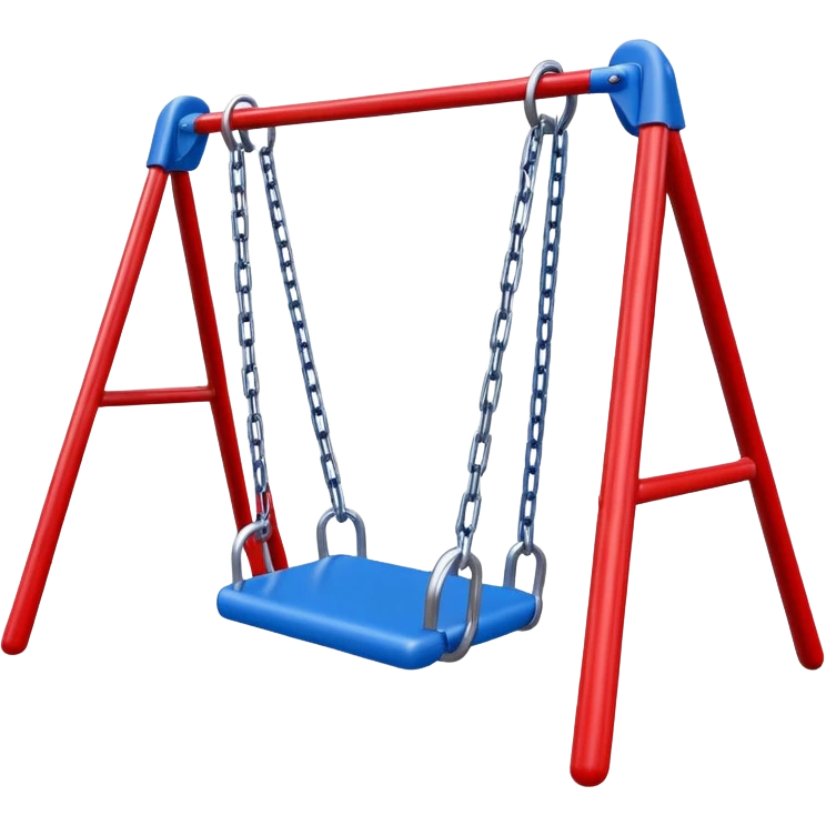 Playground swing set  emoji