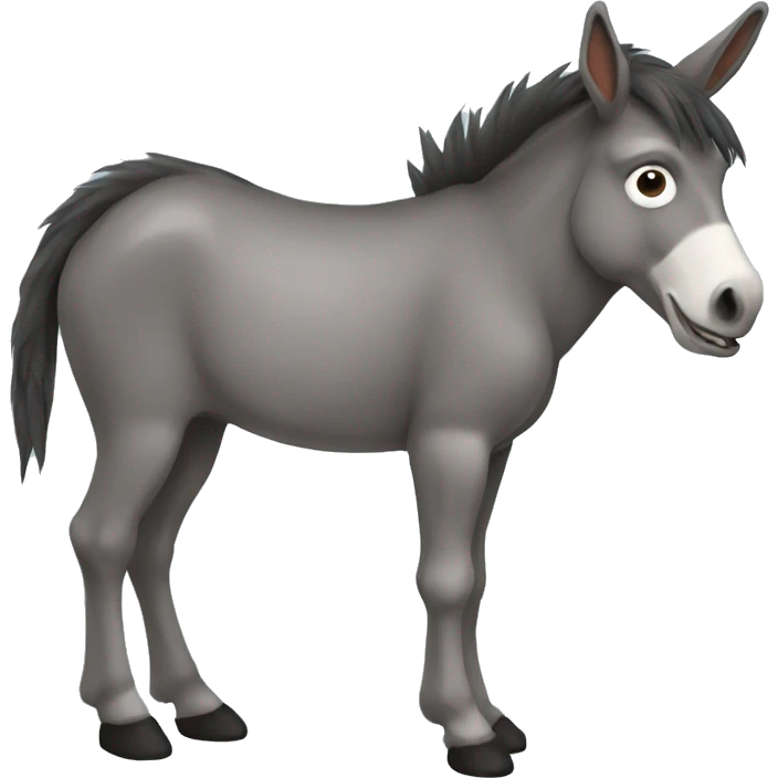 Donkey fury tail emoji