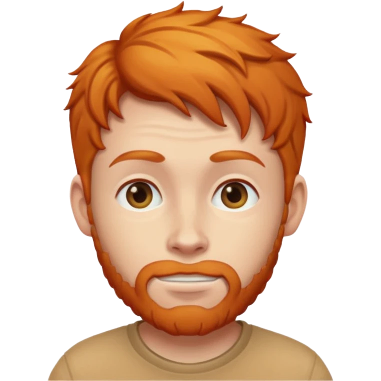 Pointing ginger emoji
