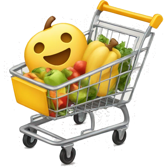 shopping cart emoji