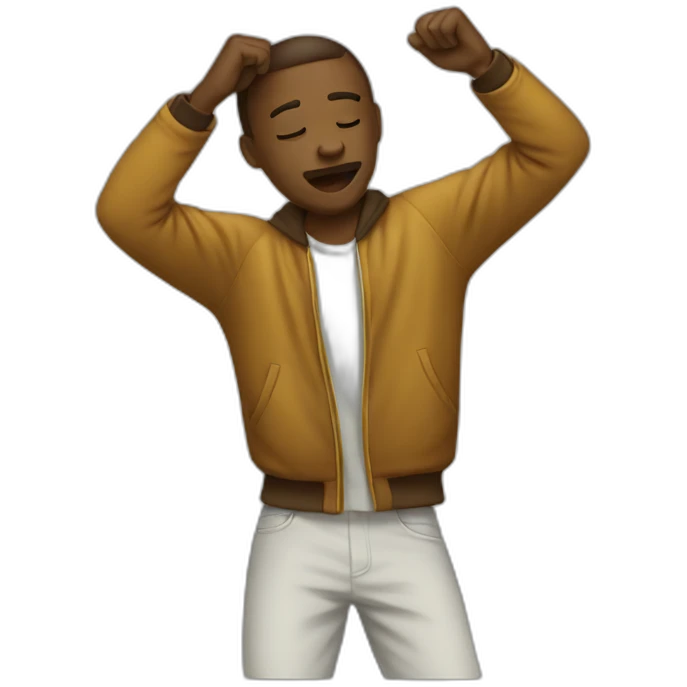 Person who dab emoji