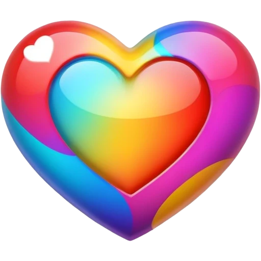 Corazón de colores  emoji
