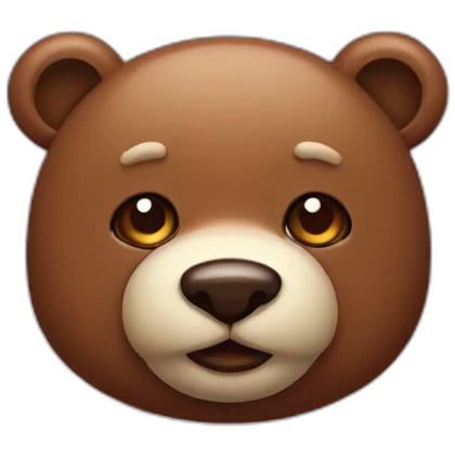 oso con una cereza emoji