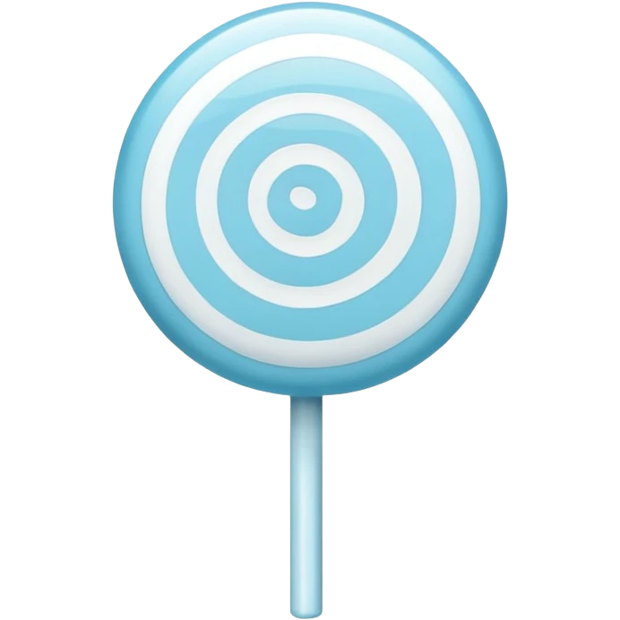 Light blue lollipop emoji
