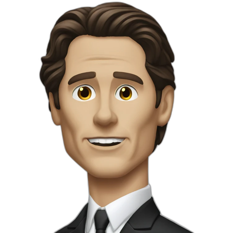 Christian Bale American psycho emoji