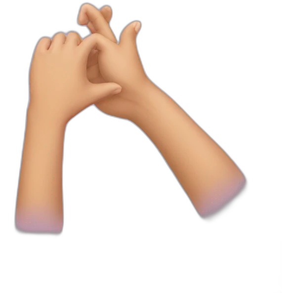 Coeur avec les mains emoji