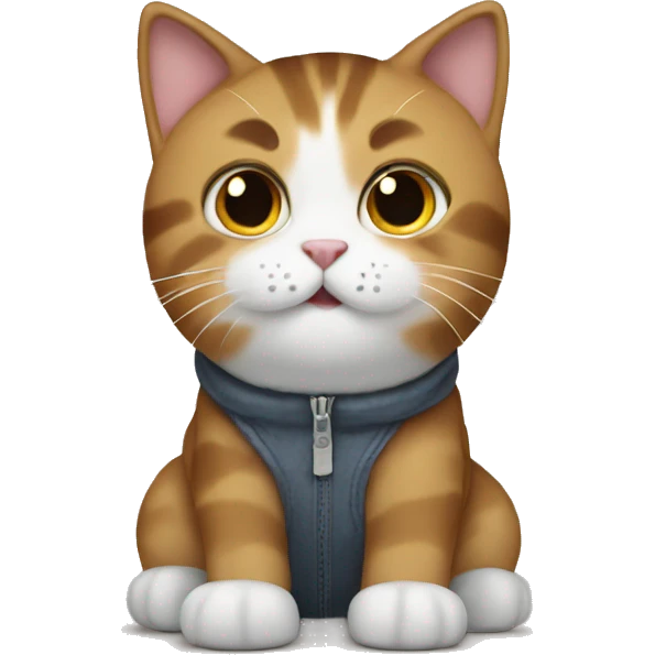 Cat wearing uggs emoji