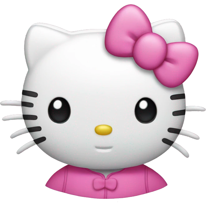 pink hello kitty emoji