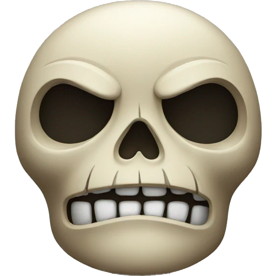 sad skull emoji