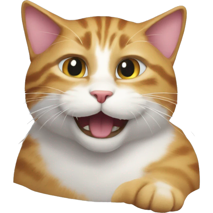 A cat playing fortnight  emoji