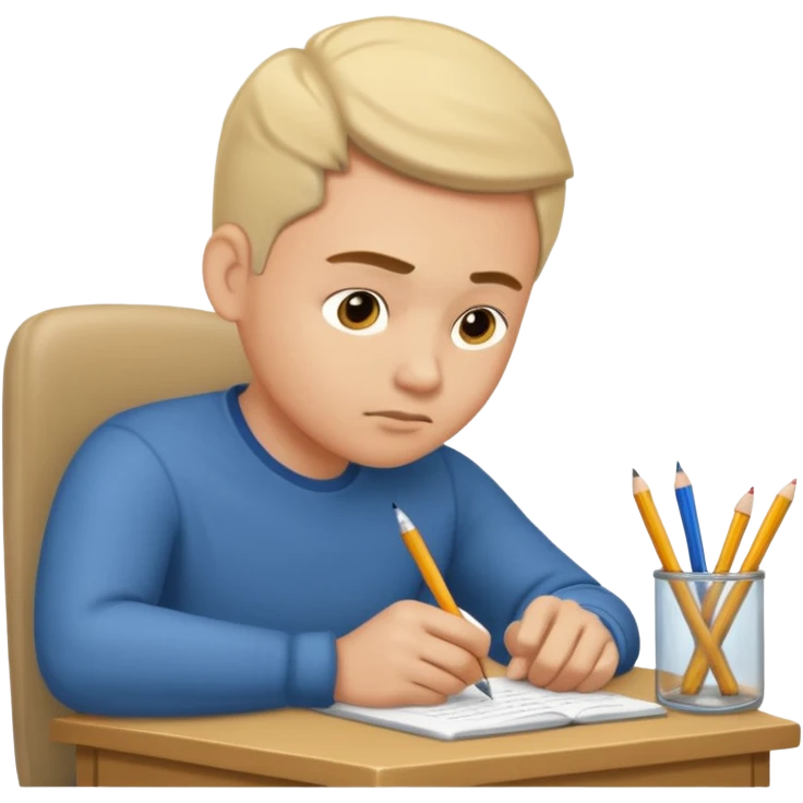 ligth man writing emoji