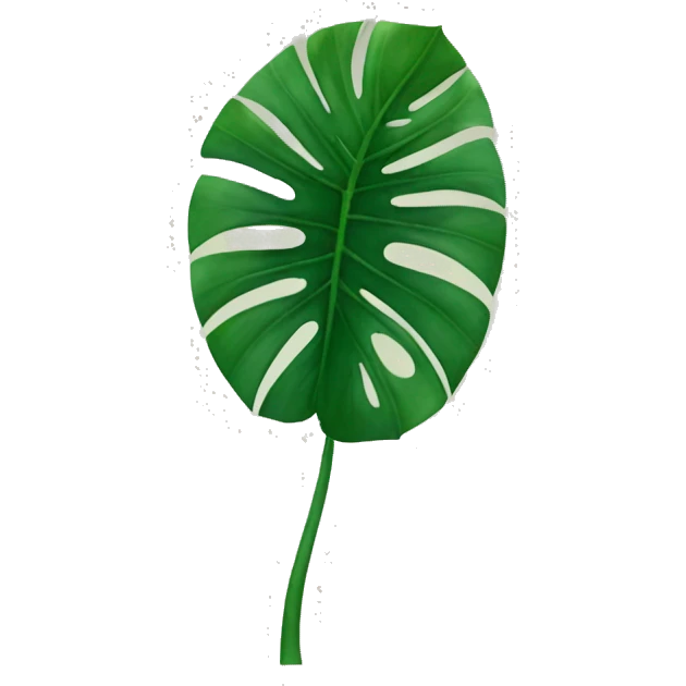 Monstera leaf  emoji