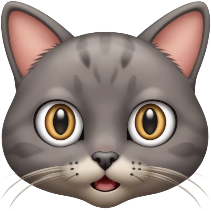 very terrified cat emoji