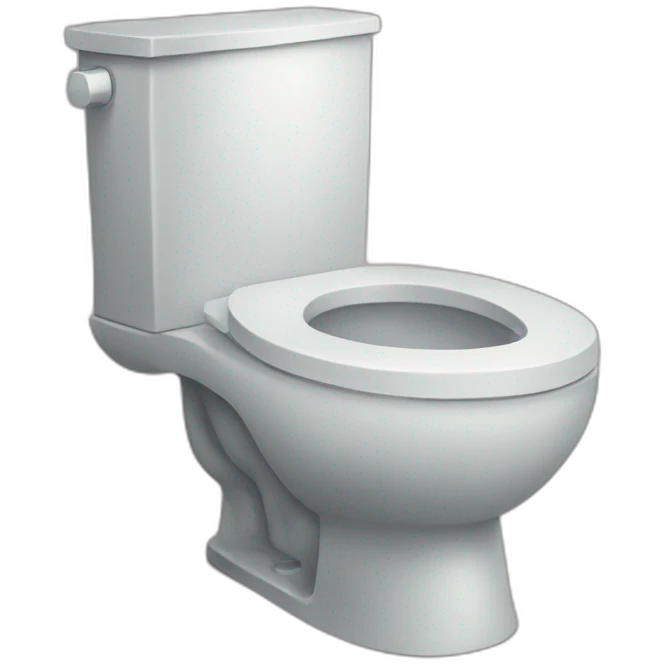 Cursed toilet emoji