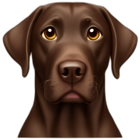 a-chocolate-lab-shaka emoji