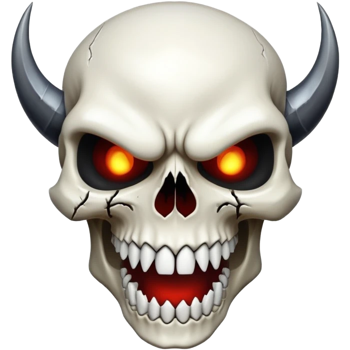 Demon skull emoji