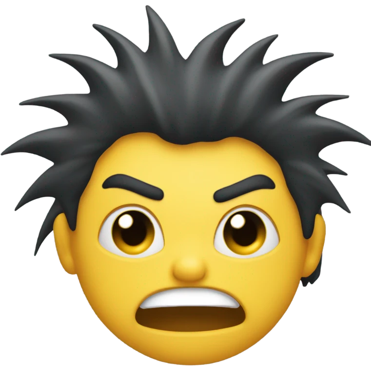 person headbanging emoji