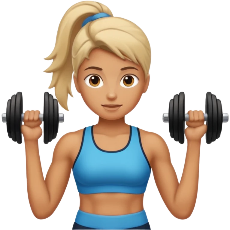 sports weight emoji