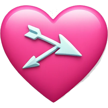 pink heart with arrow emoji