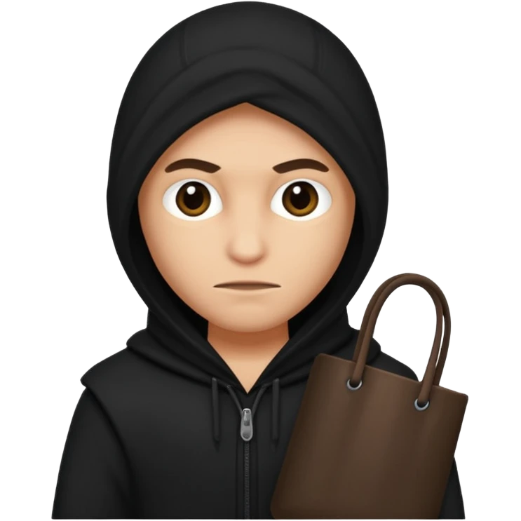 Thief without bag emoji