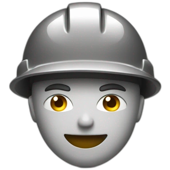 build muscle with hard hat  emoji