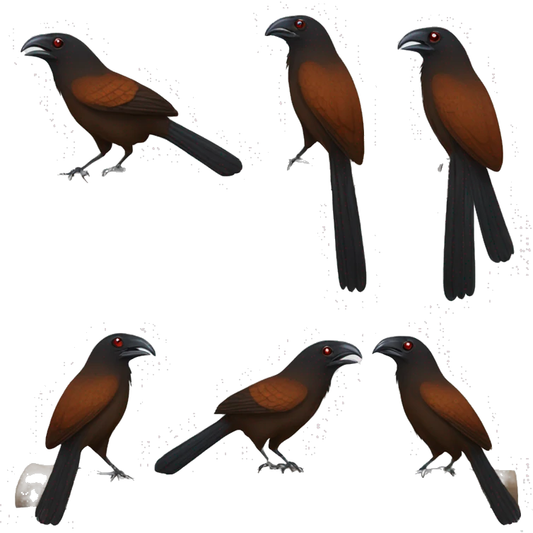 Greater coucal emoji