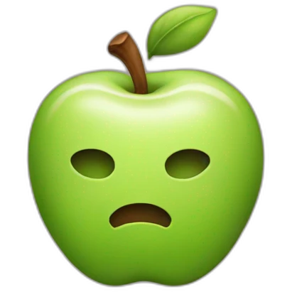 Apple aesthetic emoji