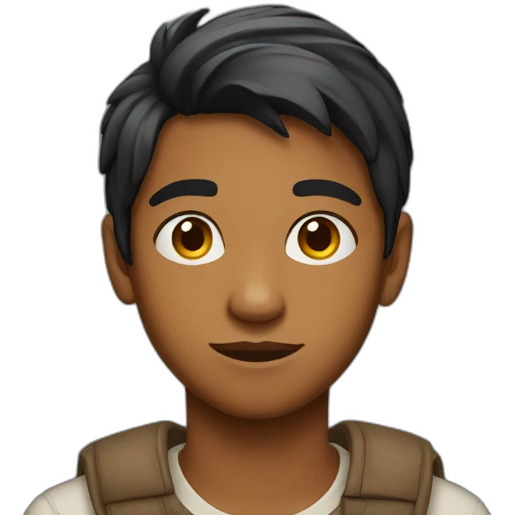 A teenage indian boy emoji