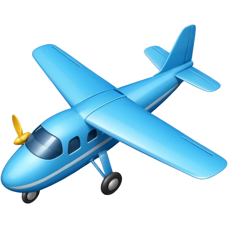 toy blue plane emoji