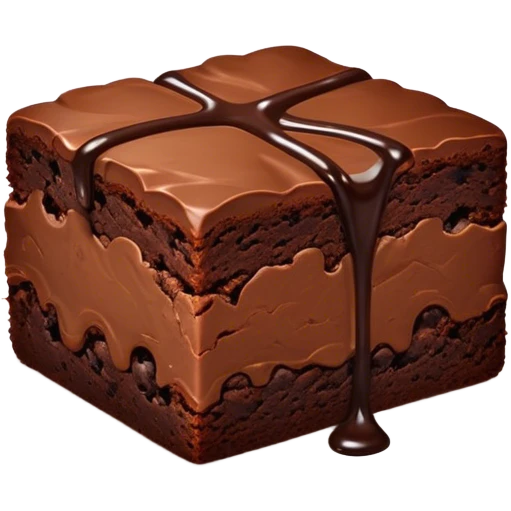 Brownie emoji
