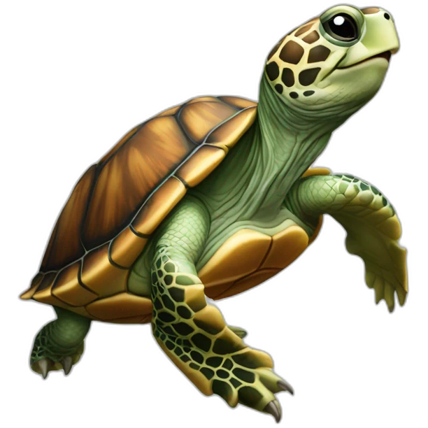 Tortue Géniale emoji