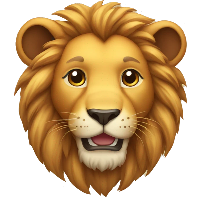 cute lion emoji