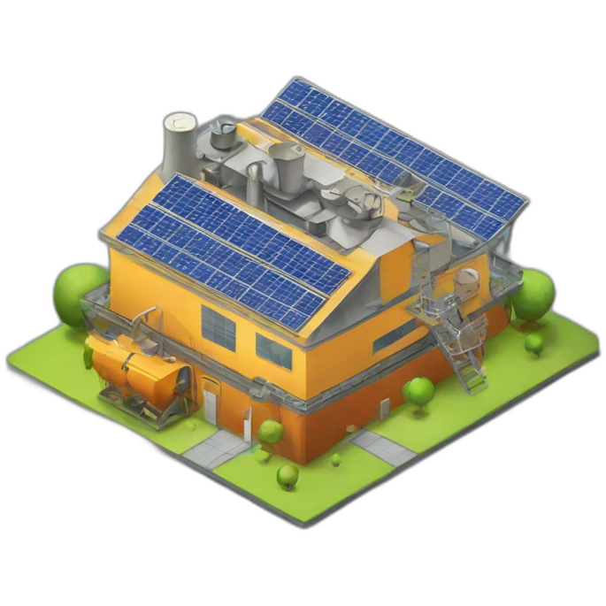 solar factory emoji