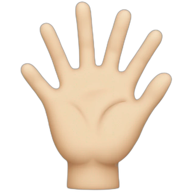 Welcome hand emoji