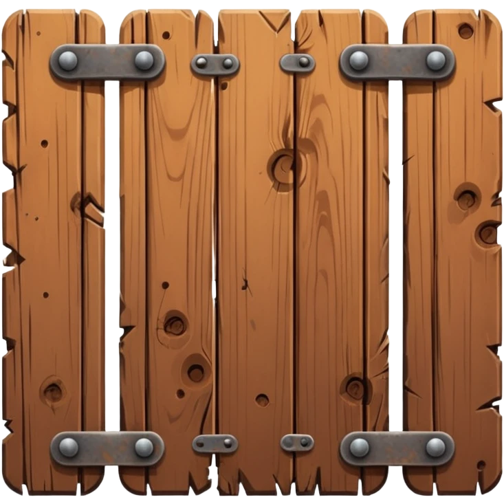 Wooden plank with nails emoji