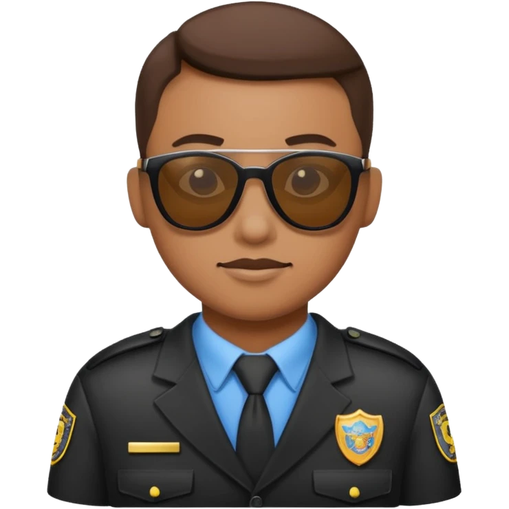 school security, sun glasses emoji