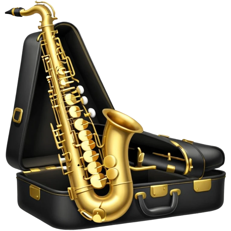 saxophone in a saxophone case emoji