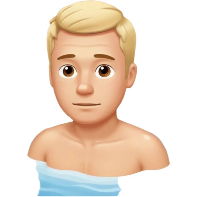 Finnish man in sauna emoji
